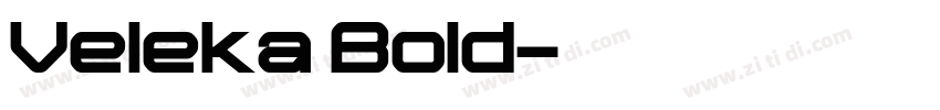 Veleka Bold字体转换